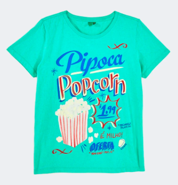 Camiseta pipoca da Farm (R$ 129*)