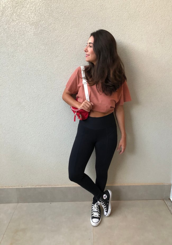 Looks com legging redacao da Capricho