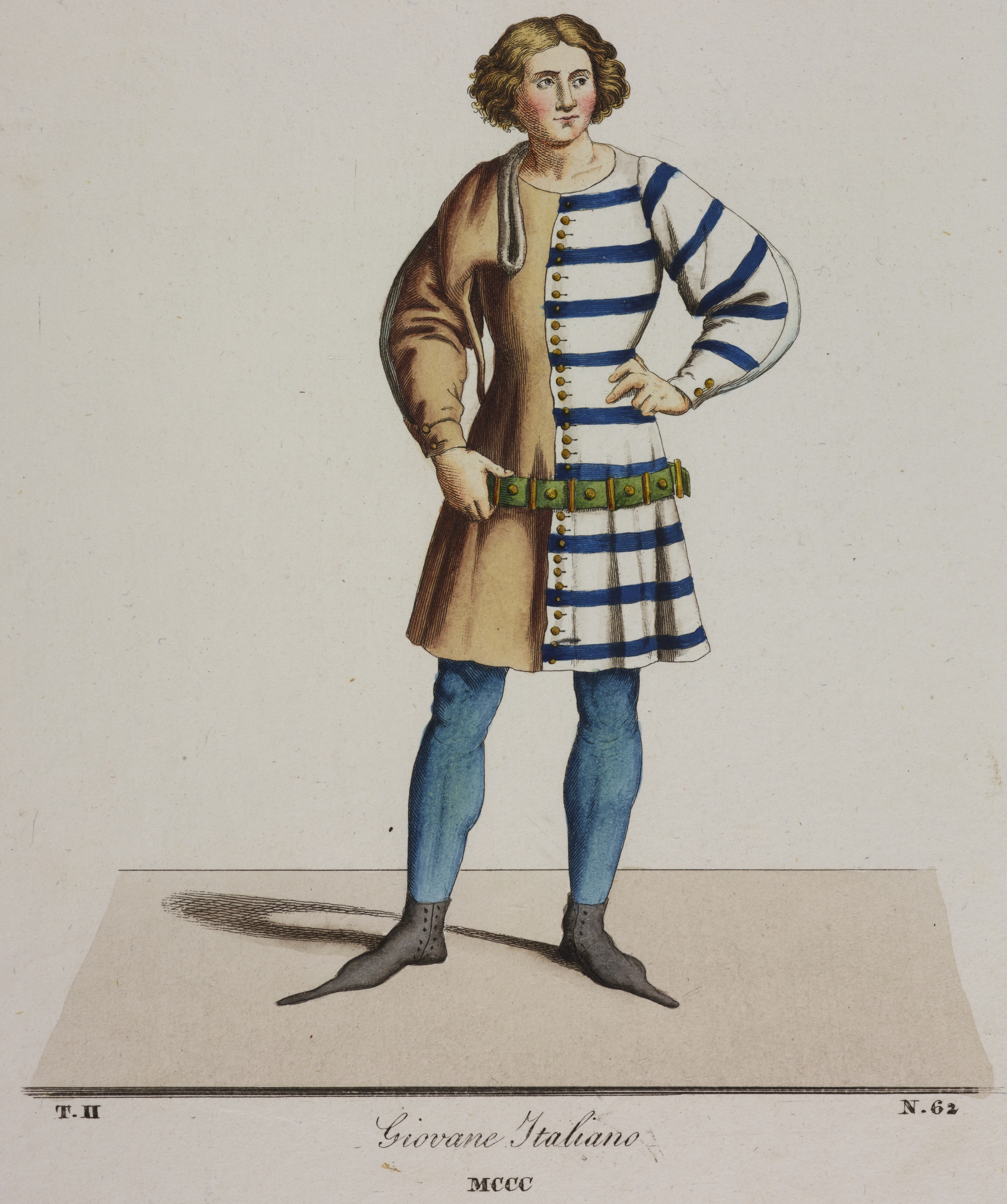 Young fourteenth century Italian man