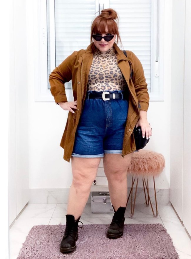Truque de styling casaco sem calça