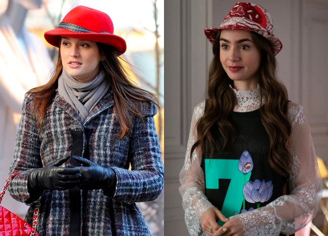 Emily em Paris looks parecidos Gossip Girl 5