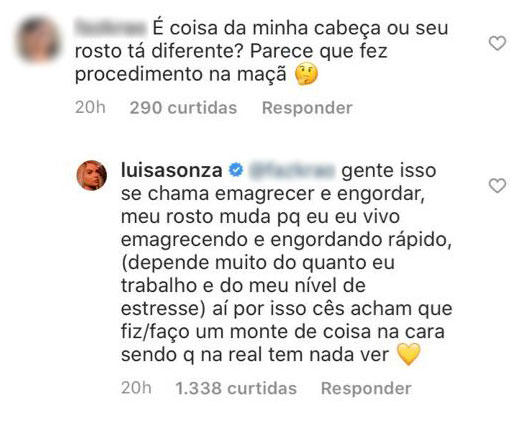 luisa-sonza-responde-comentario-seguidora-rosto luisa-sonza-responde-comentario-seguidora-rosto