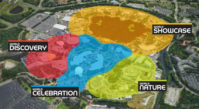 EPCOT anuncia transformação histórica e pavilhão de Guardiões da Galáxia