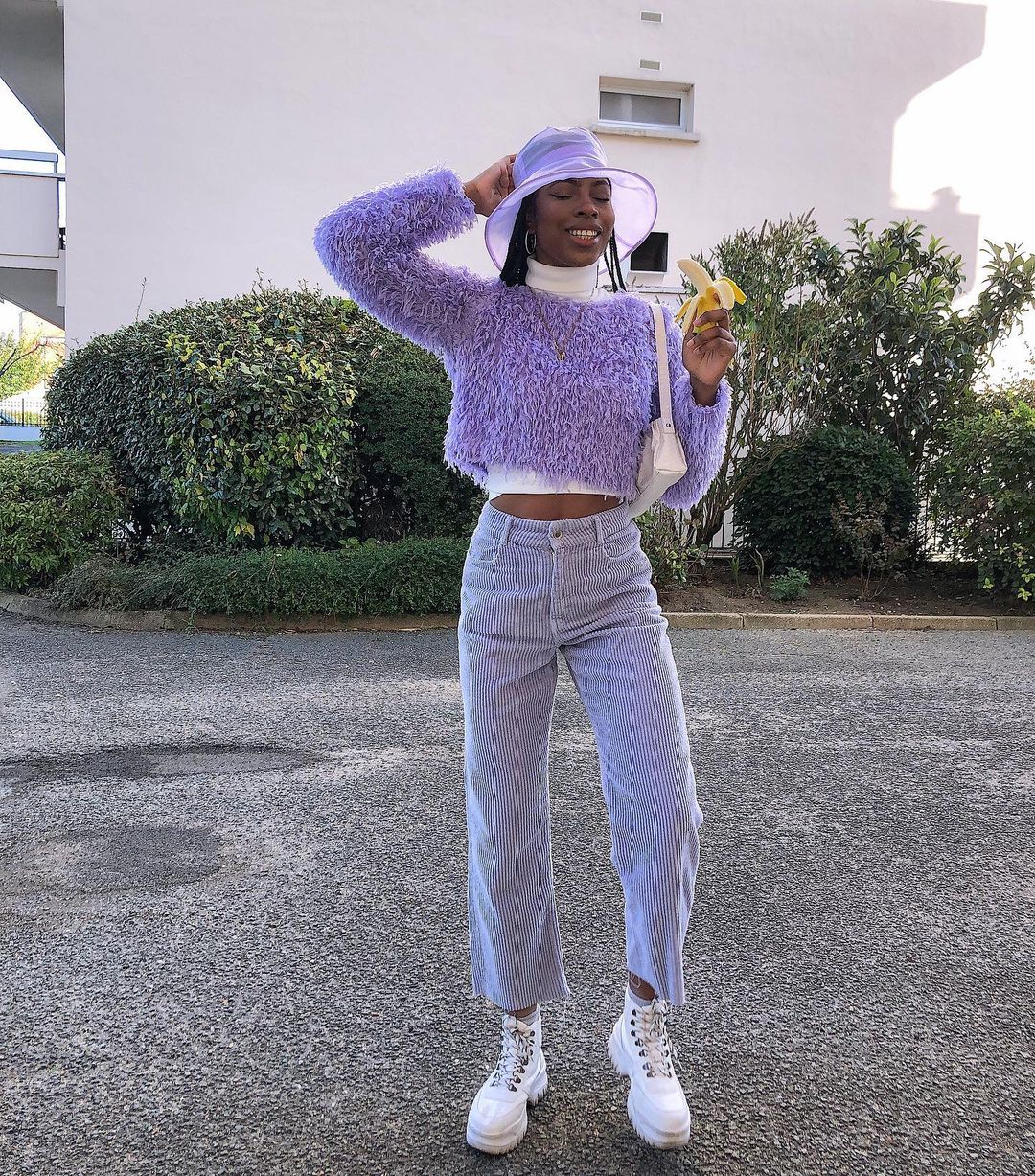 chapeu-mesma-cor-look-thirdeyexx dicas para usar chapéu, bucket hat, boné e outros acessórios no look