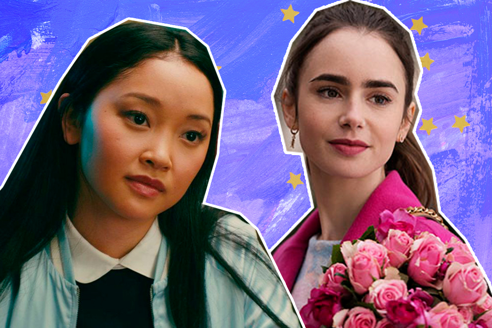 Lara Jean, de Para Todos os Garotos que Já Amei, e Emily Cooper, de Emily em Paris