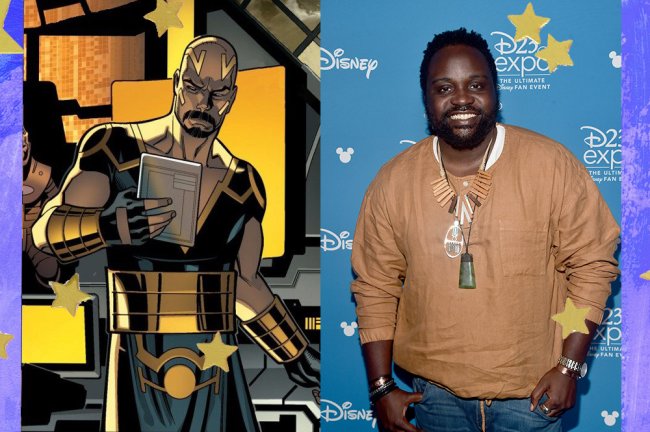 Herói Phastos e ator Bryan Tyree Henry