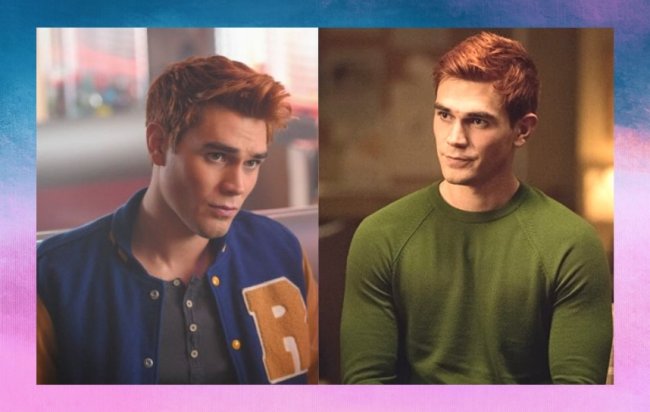 Archie Andrews trocou o moletom por camisas com cores neutras Archie Andrews trocou o moletom por camisas com cores neutras