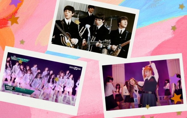 Reality Produce 101, Beatles e Blackpink são referência no uso de uniformes no mundo da Música