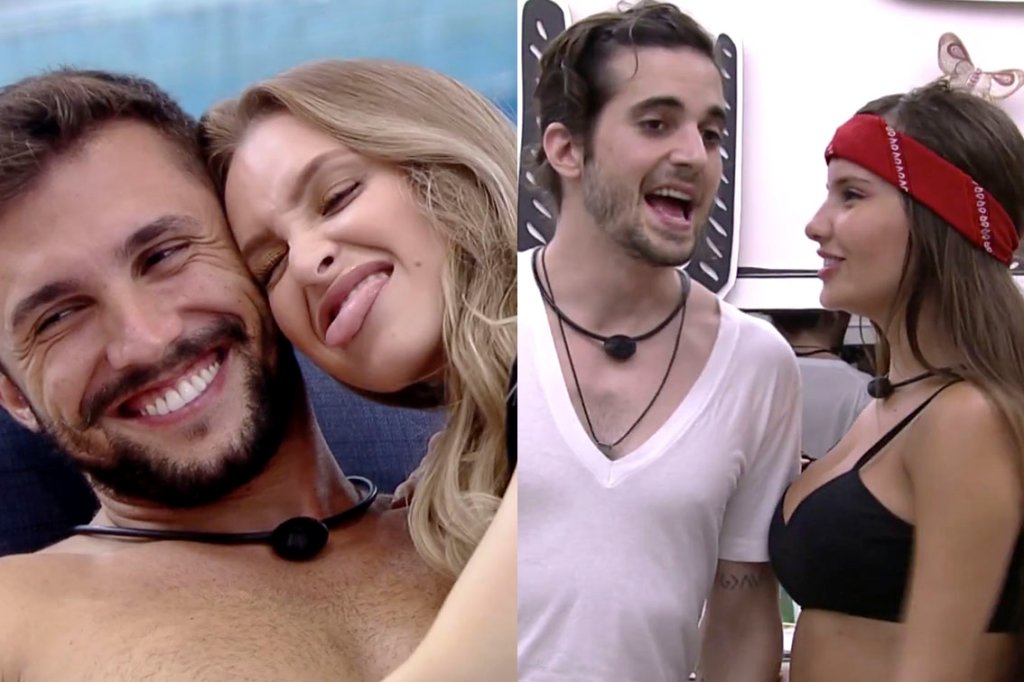 Carla Diaz e Arthur, Thaís e Fiuk no BBB21