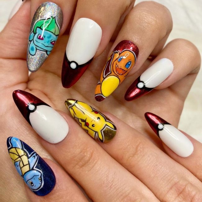 nail art pokemon nail art pokemon