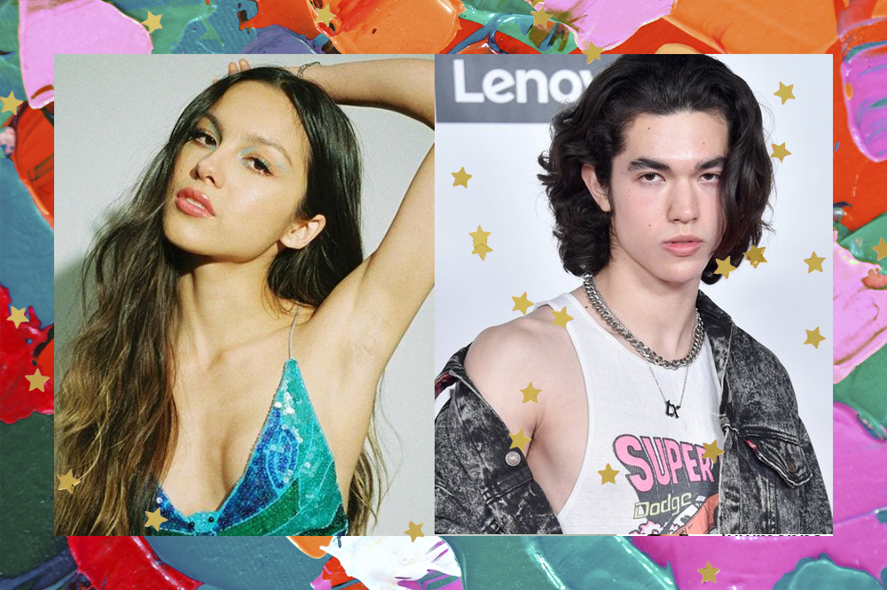 Montagem de Olivia Rodrigo e Conan Gray