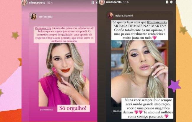 Mensagens de apoio a Niina Mensagens de apoio a Niina