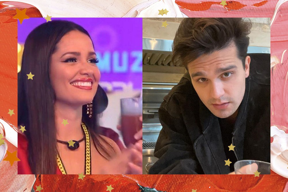 Montagem com duas fotos: na primeira Juliette está sorrindo em festa do BBB; na segunda Luan Satana está posando para câmera sorrindo levemente com a cabeça um pouco abaixada