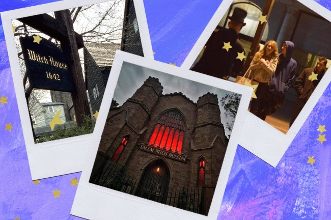 17 viagens que todo nerd vai querer fazer no pós-pandemia Montagem sobre fundo azul com fotos de Salem