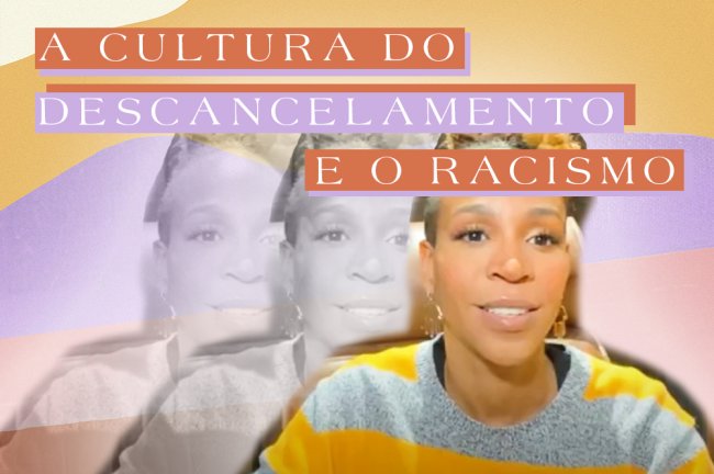 Montagem com fotos da Karol Conká e os dizeres: 