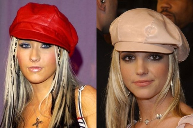 Boinas Artistas usando boinas nos anos 2000