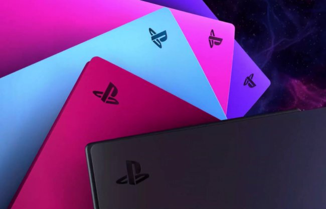 PlayStation 5 anuncia console nas cores rosa, azul e vermelho; veja fotos Imagens dos consoles coloridos do PS5, nas cores vermelho, azul, roxo, rosa e preto