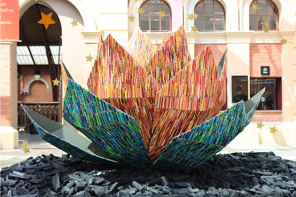 Obra Renascimento de Eduardo Srur – Mostra Faber-Castell A imagem mostra a obra