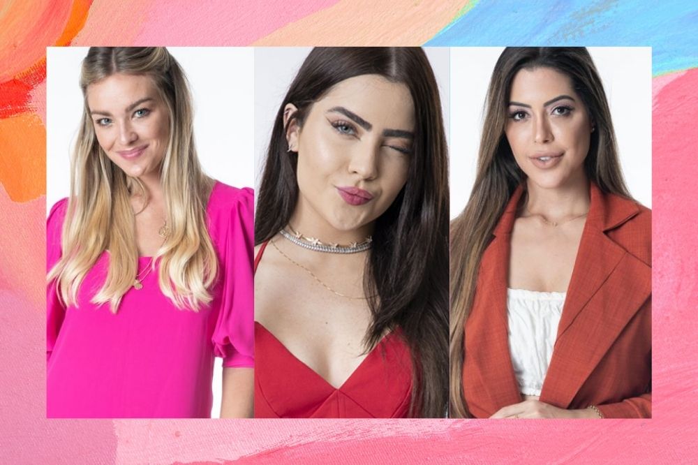 Bárbara, Jade e Laís em fotos promocionais do BBB22.