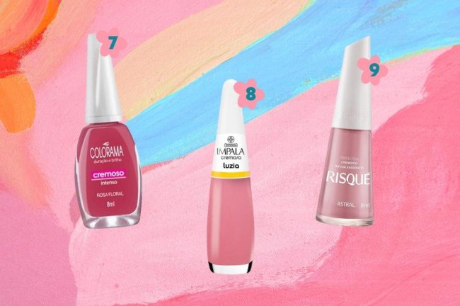esmaltes-rosa-inverno-2022 Recomendação de três esmaltes rosa para o inverno 2022.