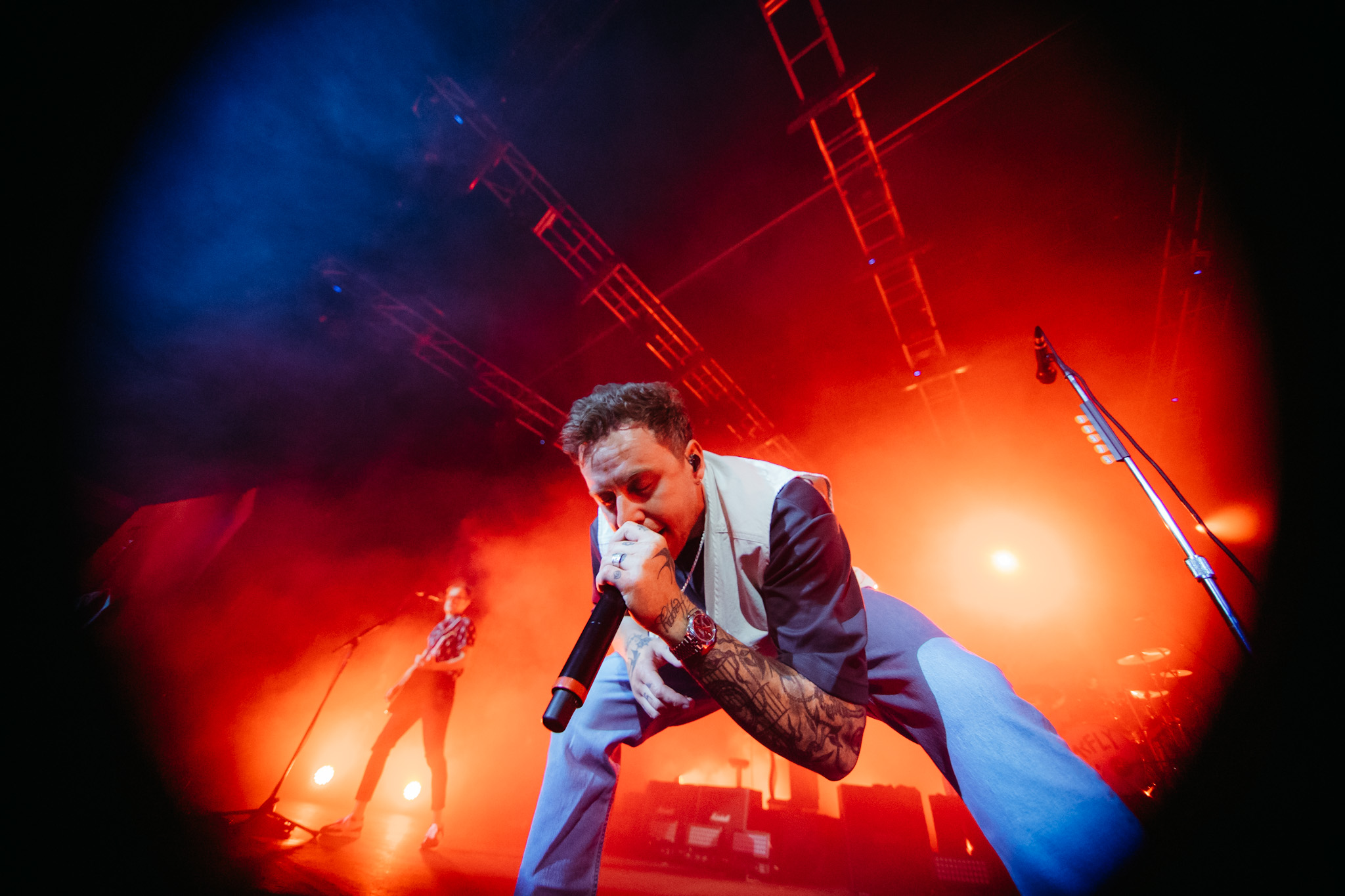 Danny Jones, do McFly, em show em São Paulo