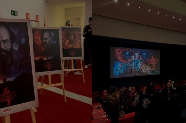 Tudo que rolou no evento da netflix de pré-estreia da quarta temporada de Stranger Things Cenários de Stranger Things no evento da Netflix