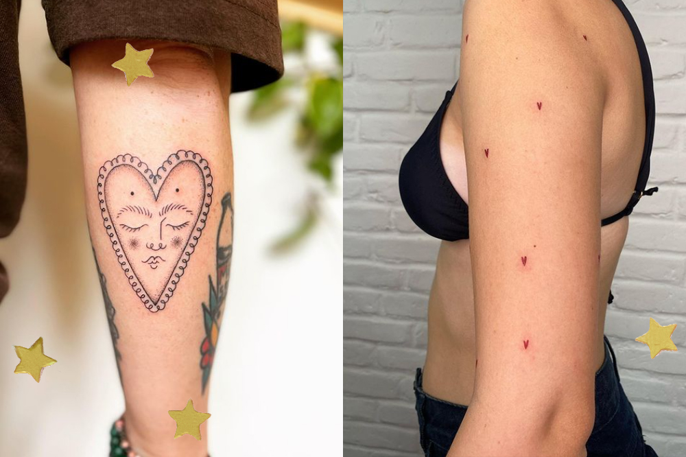 20 tatuagens de coração diferentes e minimalistas para usar de inspiração