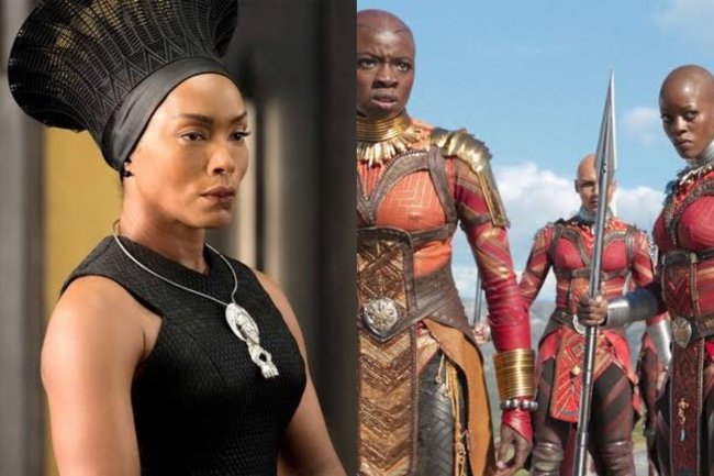 Moda afrofuturista Colagem de fotos do filme “pantera negra”