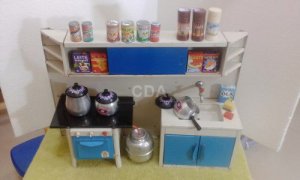 Brinquedos que despertaram sua Masterchef interior na infância Brinquedo Antigo Raro Cozinha Copa Fogão Bandeirante Banesa