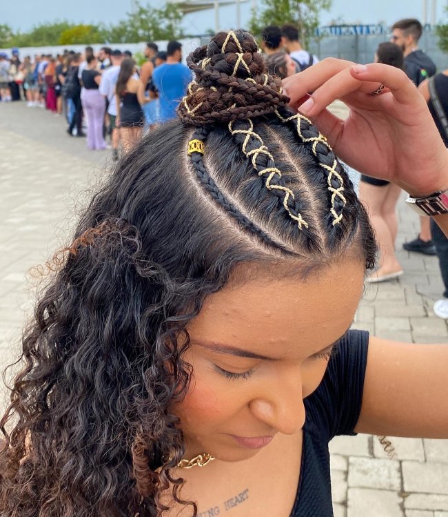 penteado-tranca-rock-in-rio-2022 Penteado tranças Rock in Rio 2022