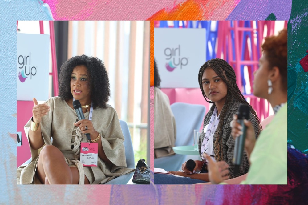 Painel da Girl Up em evento