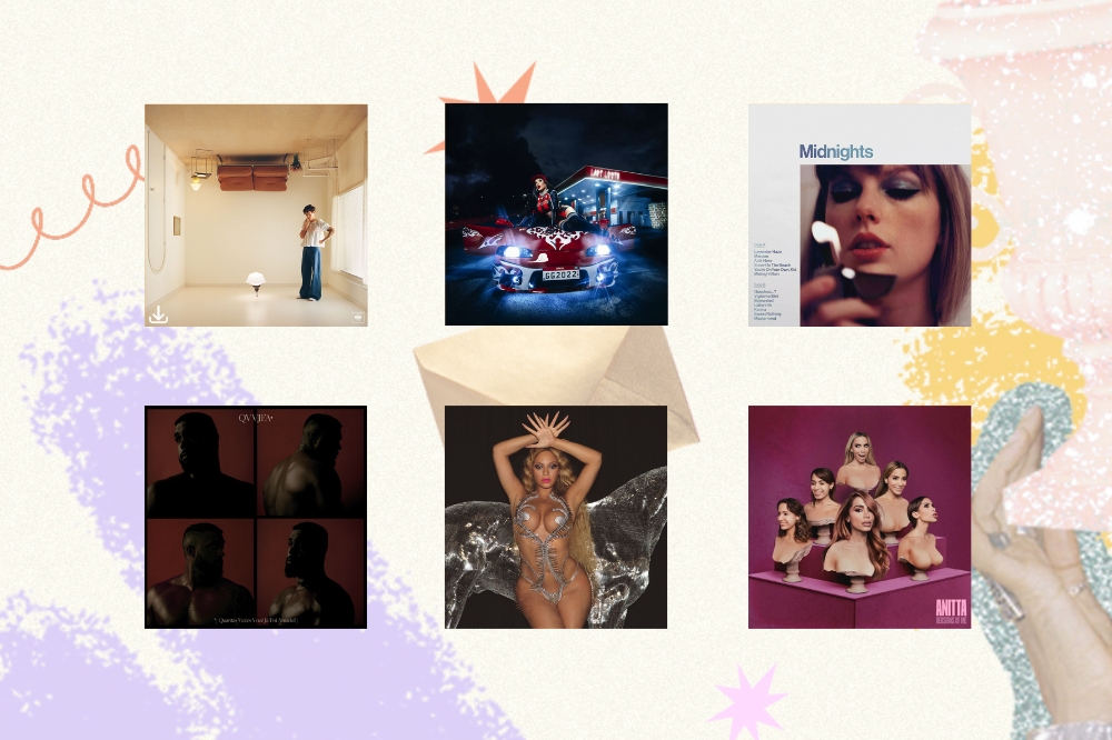 5-album-ch-awards CH Awards: Álbum do Ano - Harry's House, Lady Leste, Midnights, QVVJFA?, Renaissance, Versions of Me