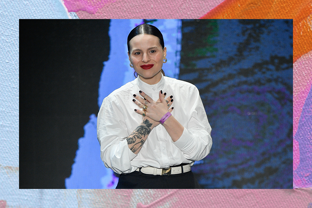 Ana Cecília Gromann, estilista da Anacê, no SPFW N54