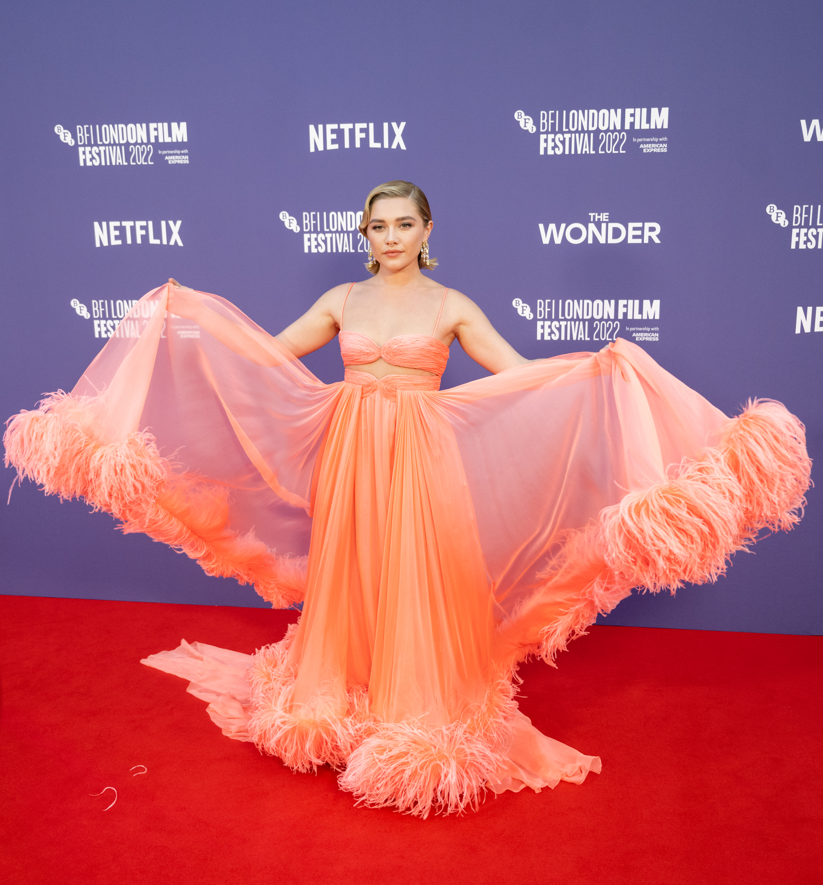 “The Wonder” UK Premiere – 66th BFI London Film Festival Florence Pugh na première de