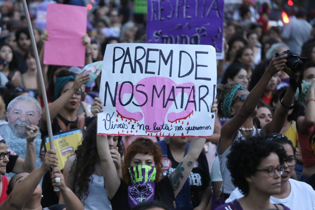 Manifestação do Dia Internacional da Mulher