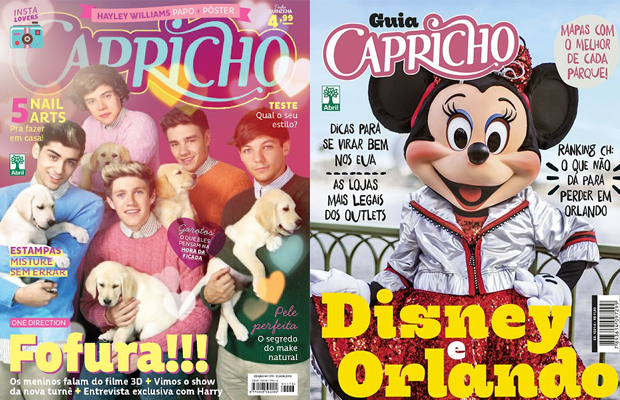 Revista CAPRICHO e Guia CH Disney e Orlando Revista CAPRICHO e Guia CH Disney e Orlando