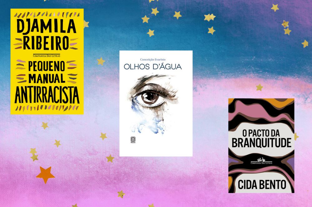 Livros Pequeno manual antirracista, Olhos D'Agua, O pacto da branquitude