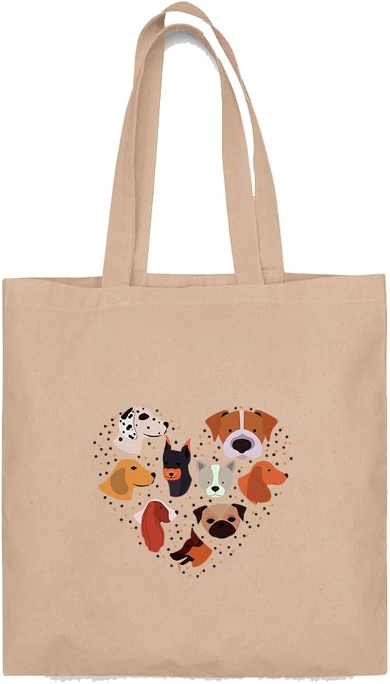 Sacola Ecobag Tecido Poliéster Amor Cachorros Sacola Ecobag Tecido Poliéster Amor Cachorros