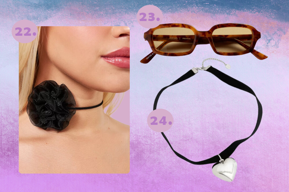 dicas-de-looks-festival-the-town-acessorios2 Dicas de looks para usar no The Town. Montagem em fundo azul e lilás