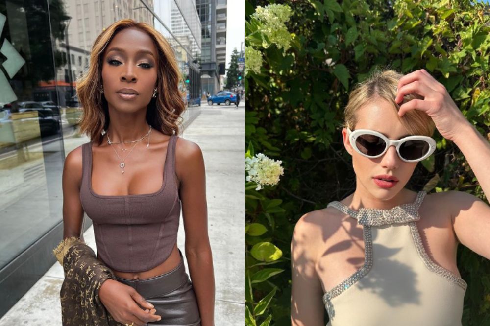 Fotos das atrizes Angelica Ross e Emma Roberts