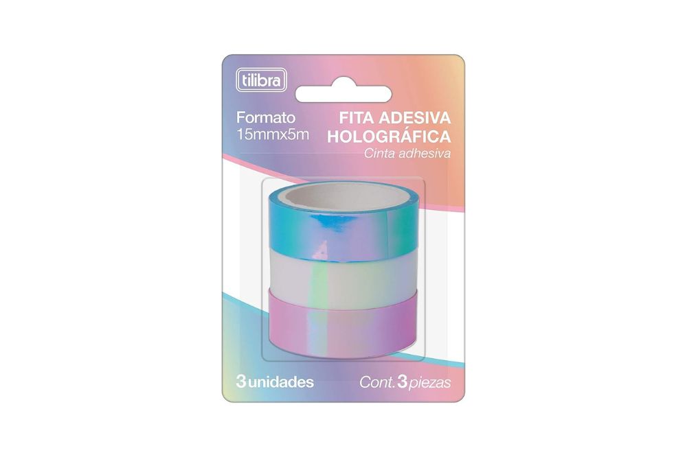 Fita adesiva decorativa Washi Tape