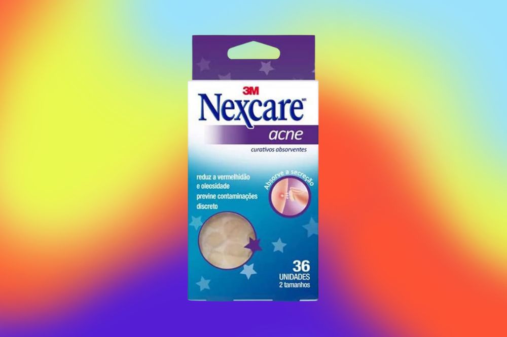 Nexcare, 3M, Curativos Absorventes Para Acne, Transparente