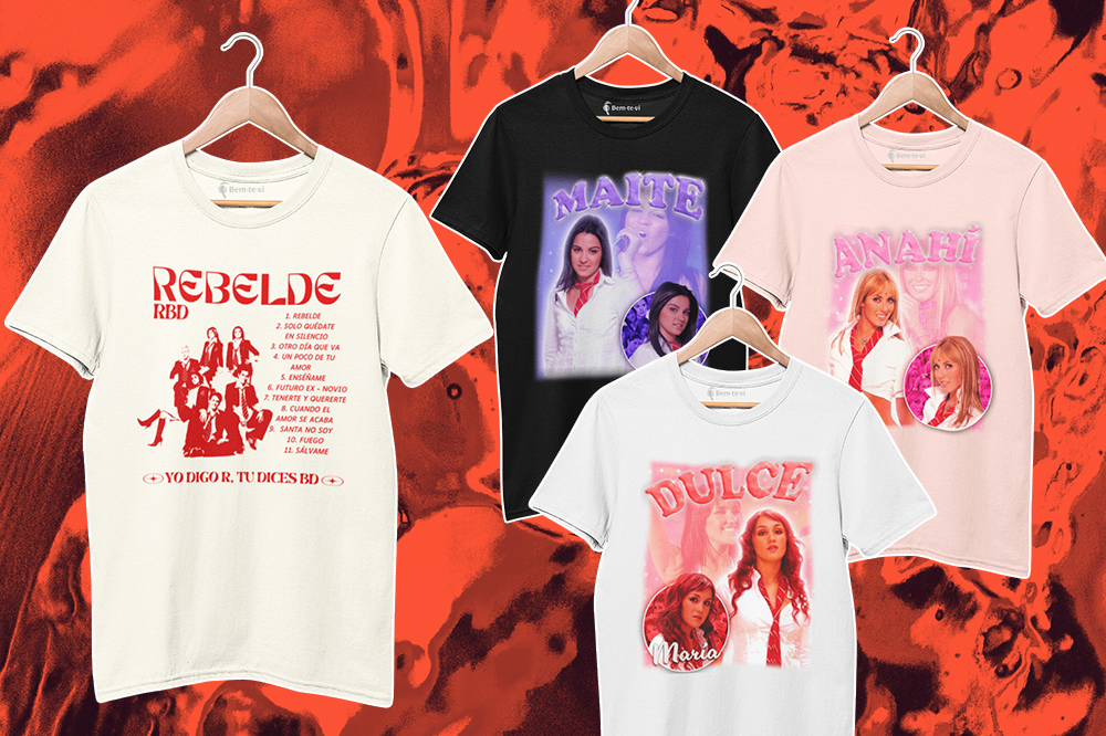 Camisetas do RBD da loja Use Bem-te-vi