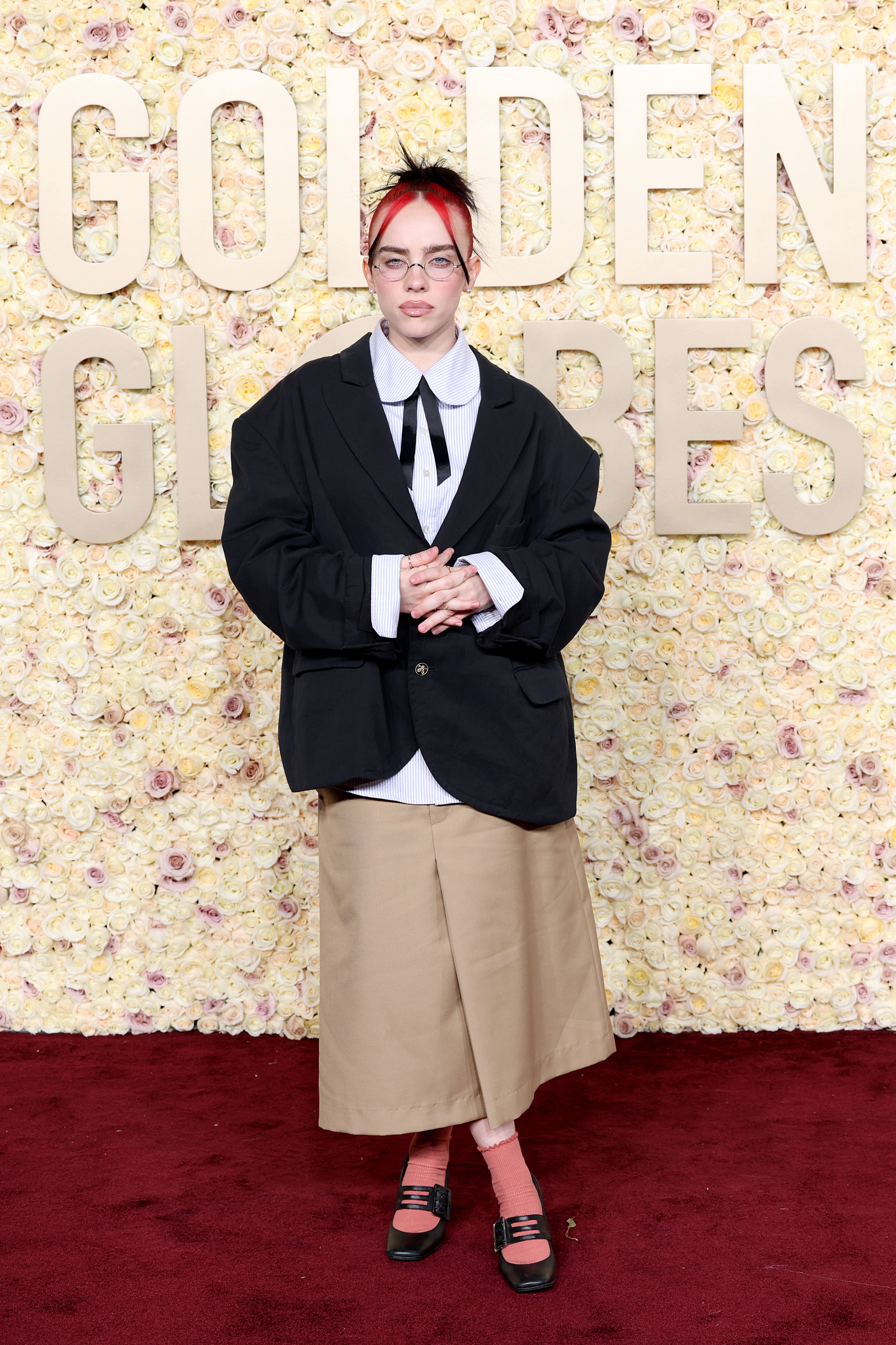81st Annual Golden Globe Awards – Arrivals Billie Eilish no Globo de Ouro 2024