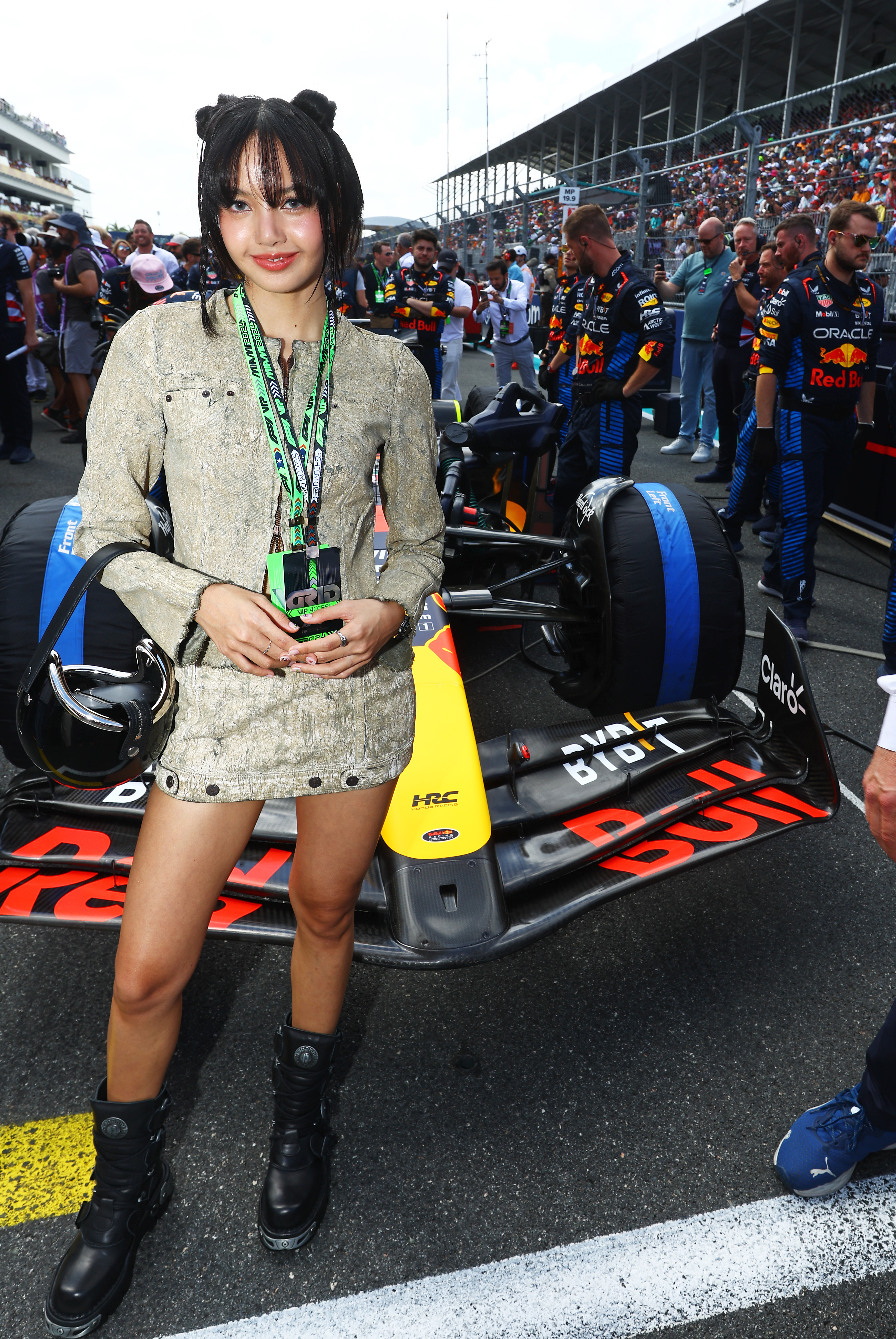 F1 Grand Prix of Miami Lisa, do BLACKPINK, no F1 Grand Prix de Miami