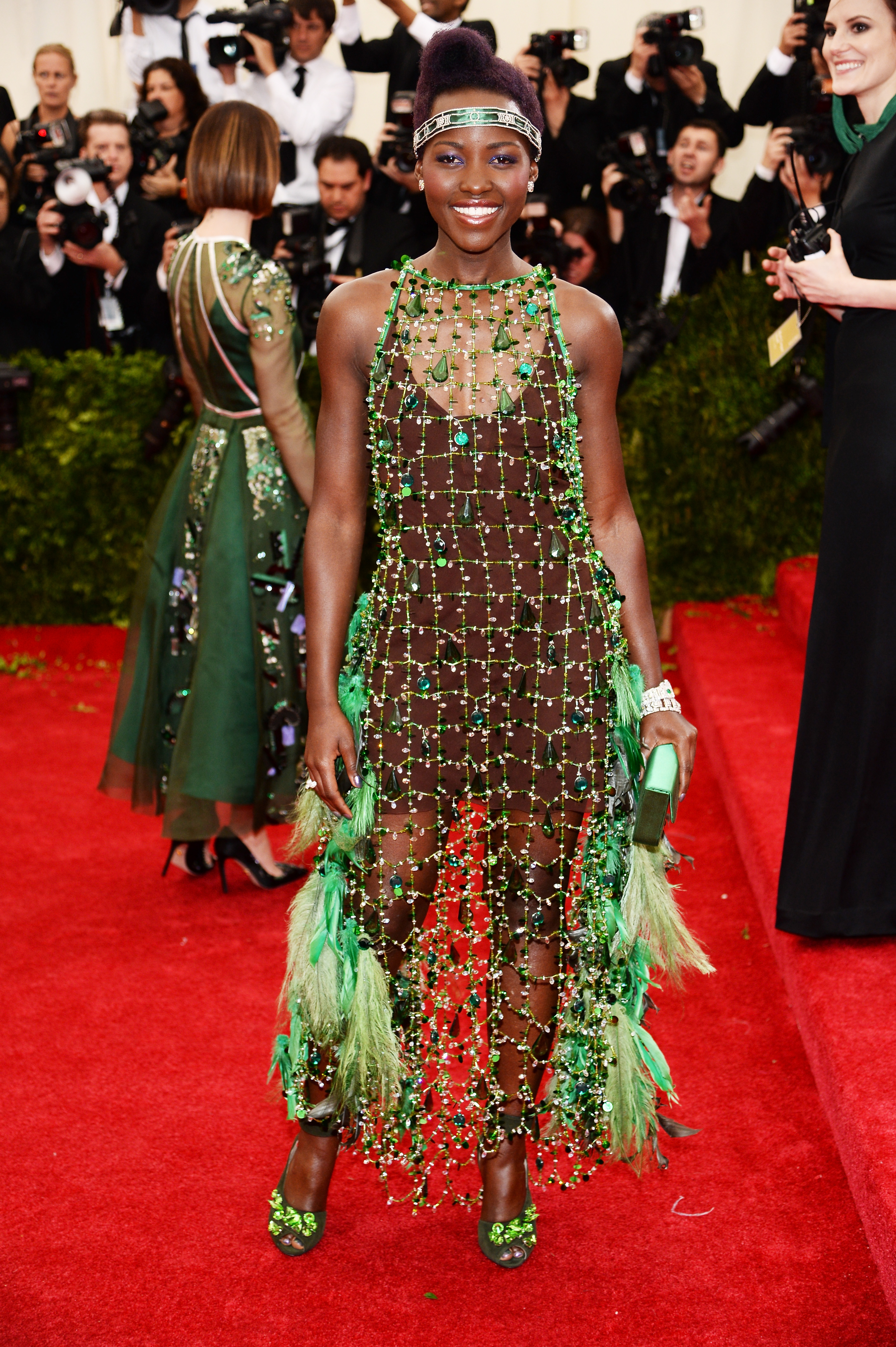“Charles James: Beyond Fashion” Costume Institute Gala – Arrivals Lupita Nyong'o no MET Gala 2014