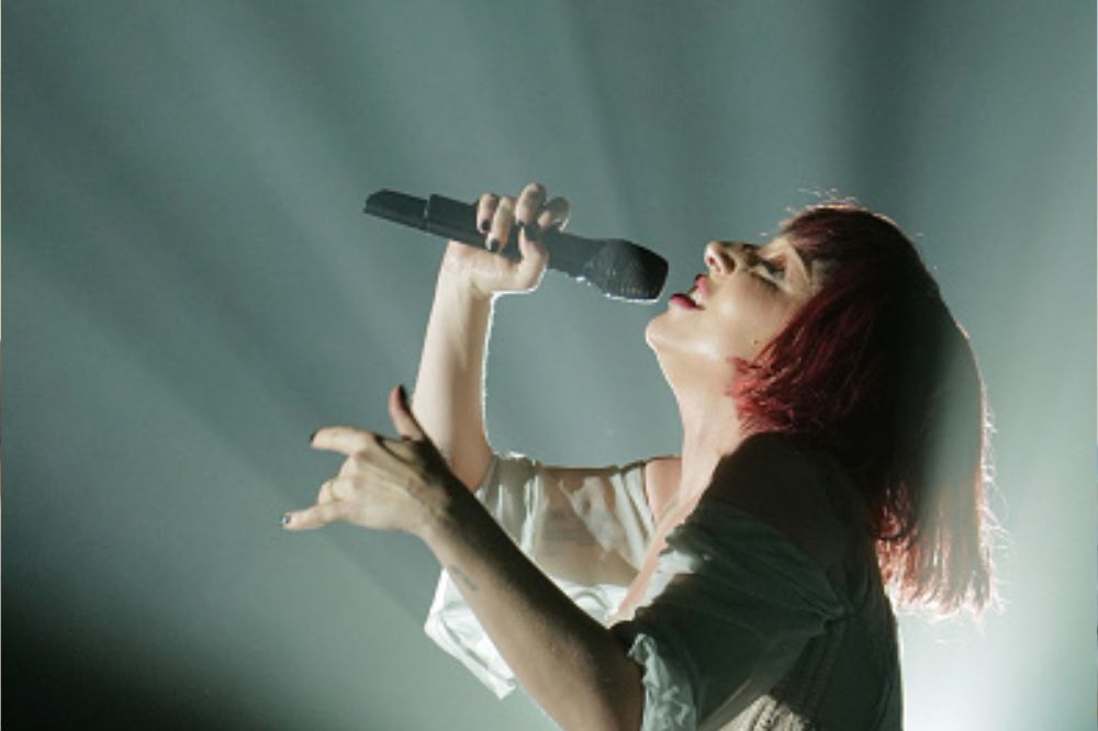 Lady Gaga performando