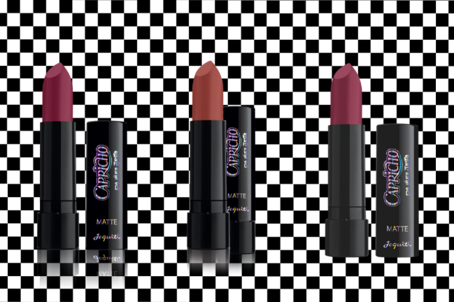 batom jequiti do meu jeito três cores de Batom Matte, que oferecem excelente cobertura, textura aveludada e são enriquecidos com vitamina E.