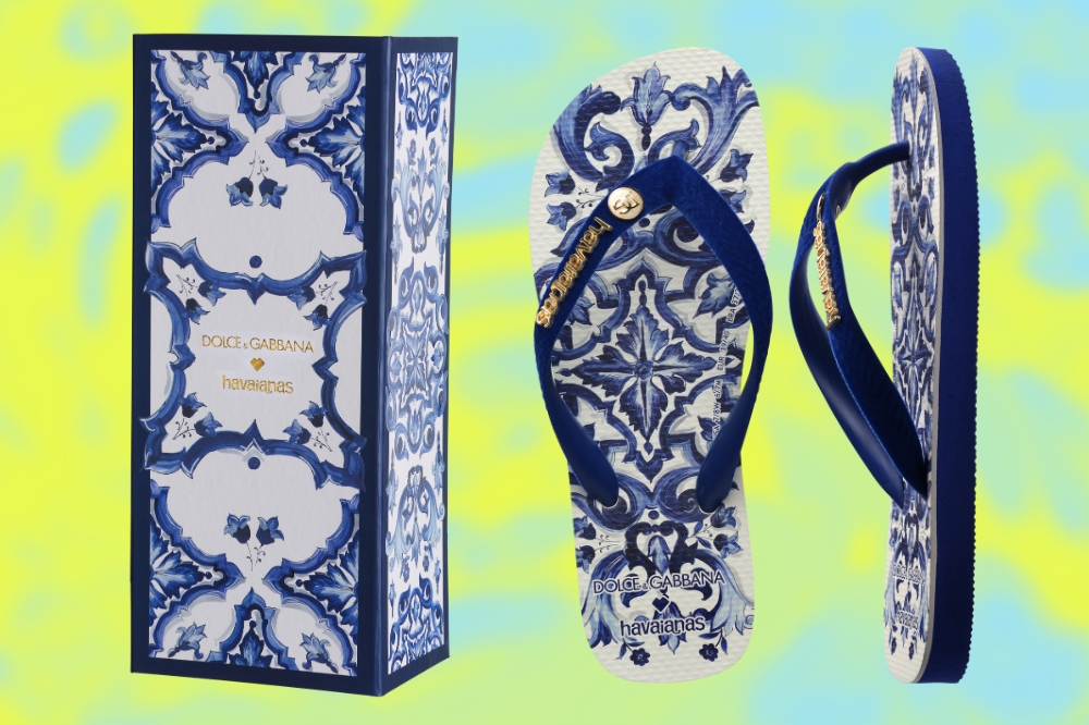 chinelo-havaianas-dolce-e-gabbana Coleção da Havaianas em parceria com a Dolce & Gabbana