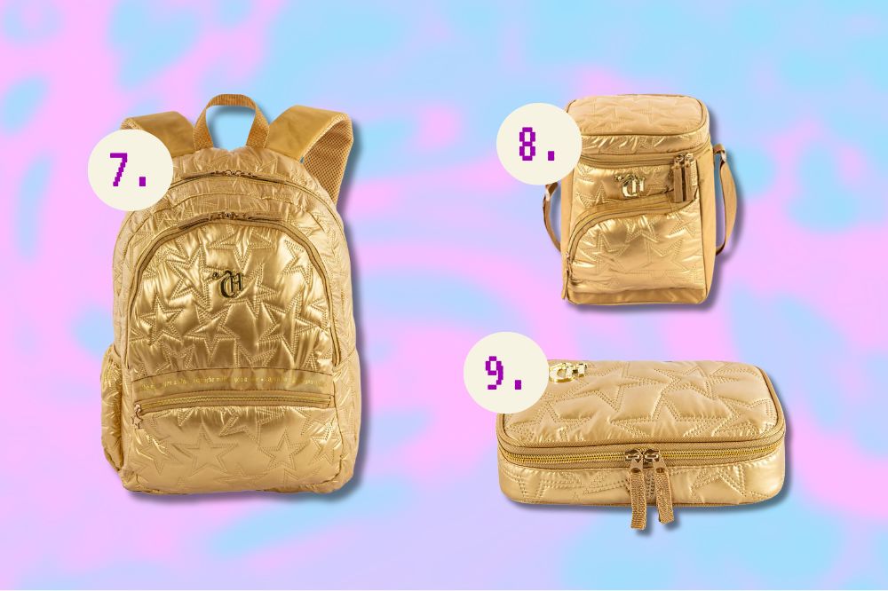 dourada Mochilas da Sestini estão com desconto na Black Friday